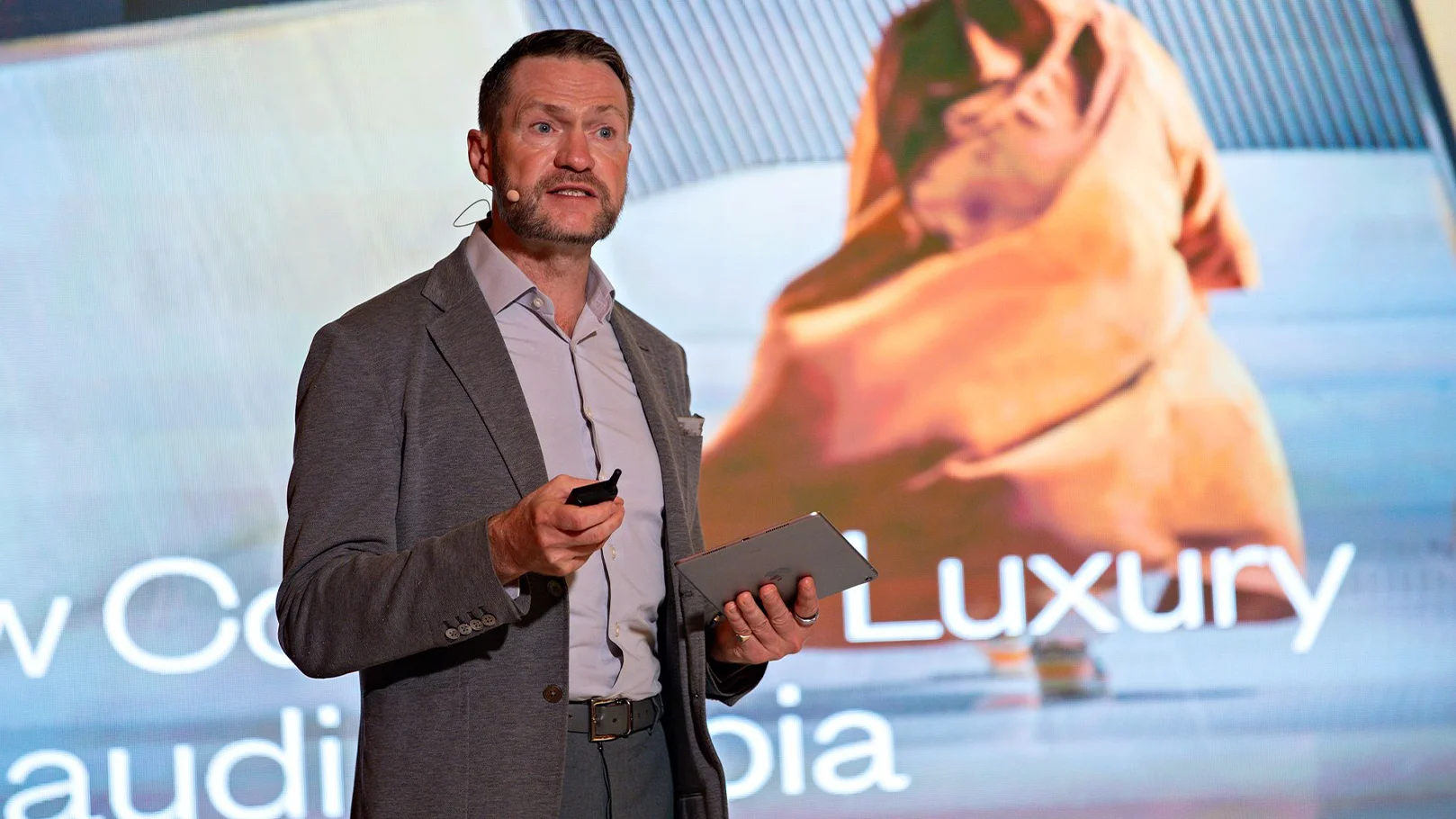 Chris Sanderson at Future Hospitality Summit, Saudi Arabia