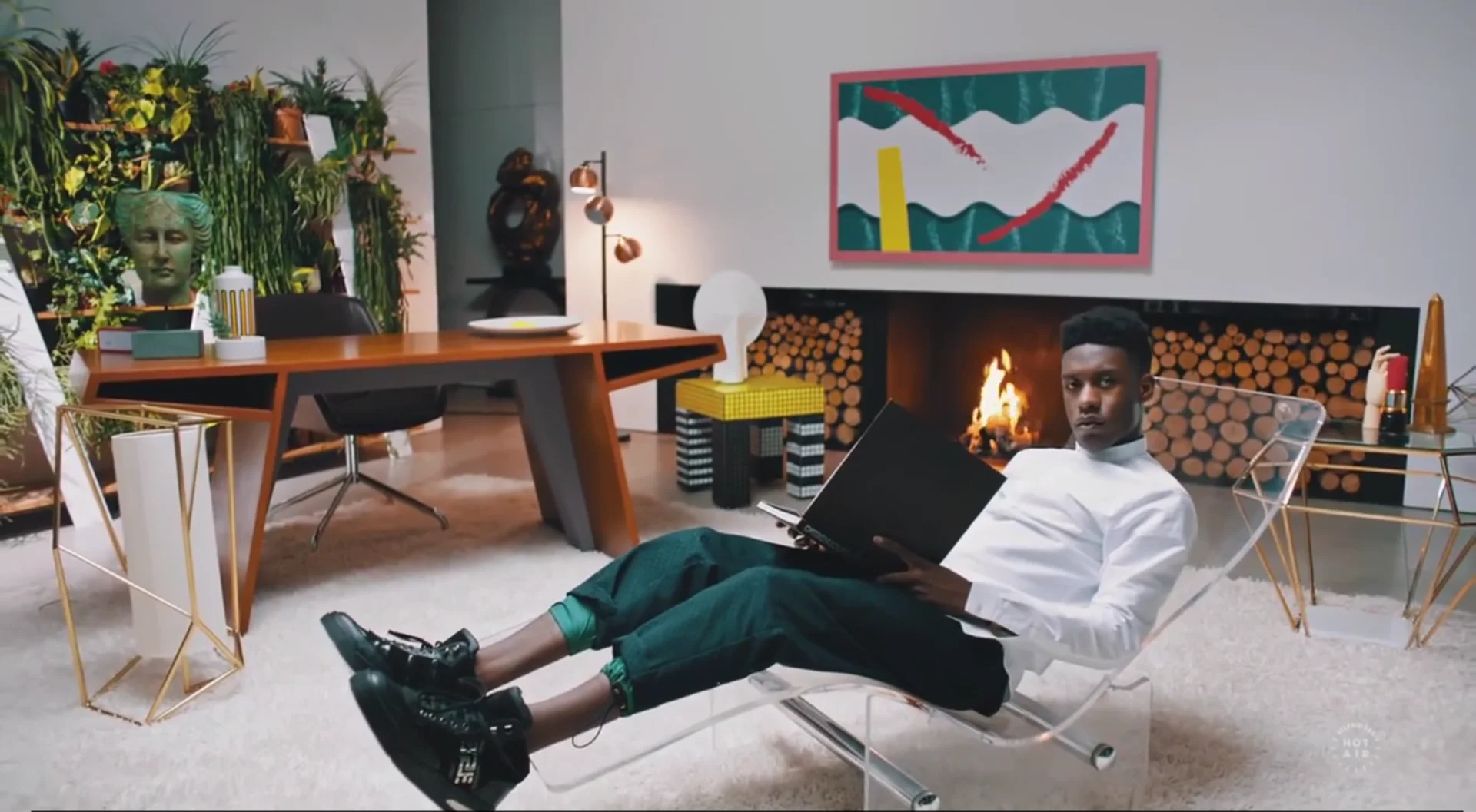 Still from Film by Kathryn Ferguson and Ana Kinsella for Selfridges says Work It! campaign, London