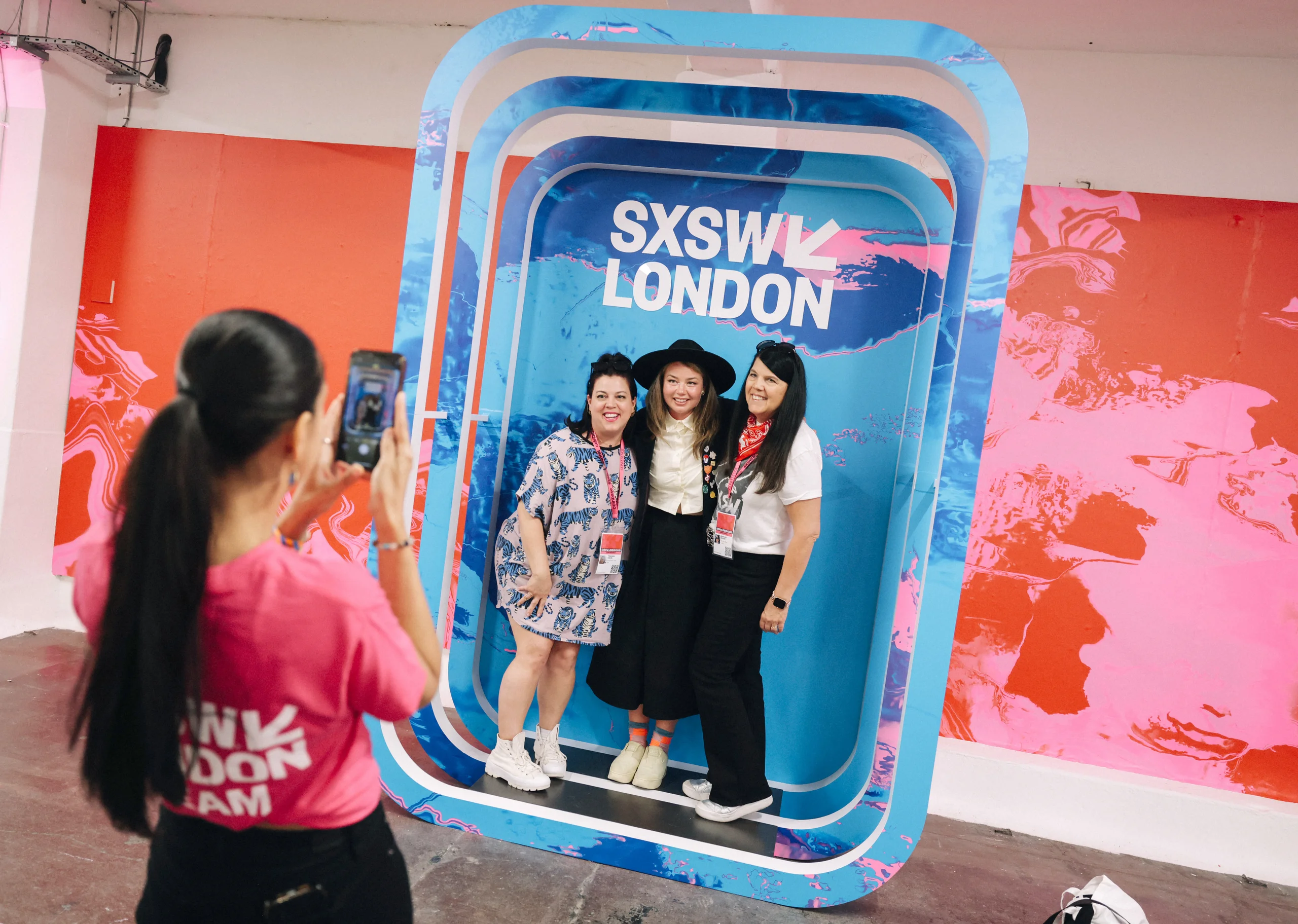 LONDON, ENGLAND - JUNE 02: A general view of guests on day one of SXSW London 2025 at the Truman Brewery on June 02, 2025 in London, England. (Photo by Ricky Vigil/Getty Images for SXSW London)