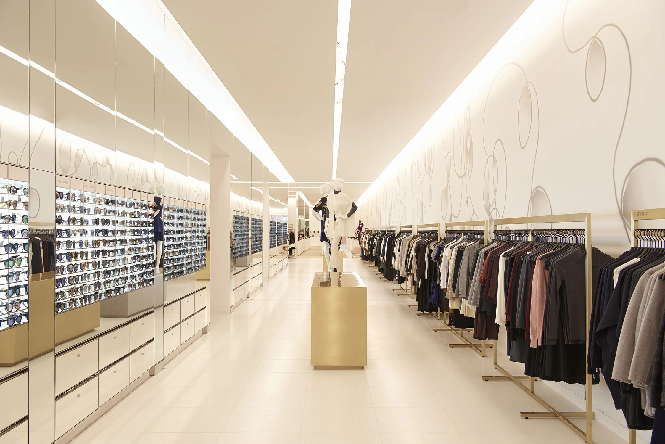Saks Fifth Avenue, Brookfield Place by Found Associates, New York. Photography by Jason Schmidt
