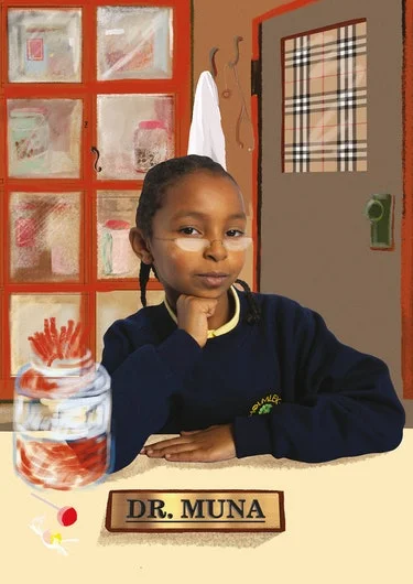 Dreamscapes created in collaboration with Burberry, The Face, Holmleigh Primary School, Tegan Williams and Marcus Rashford, UK