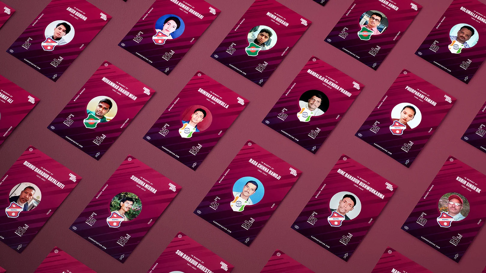 Cards of Qatar by Blankspot, Sweden