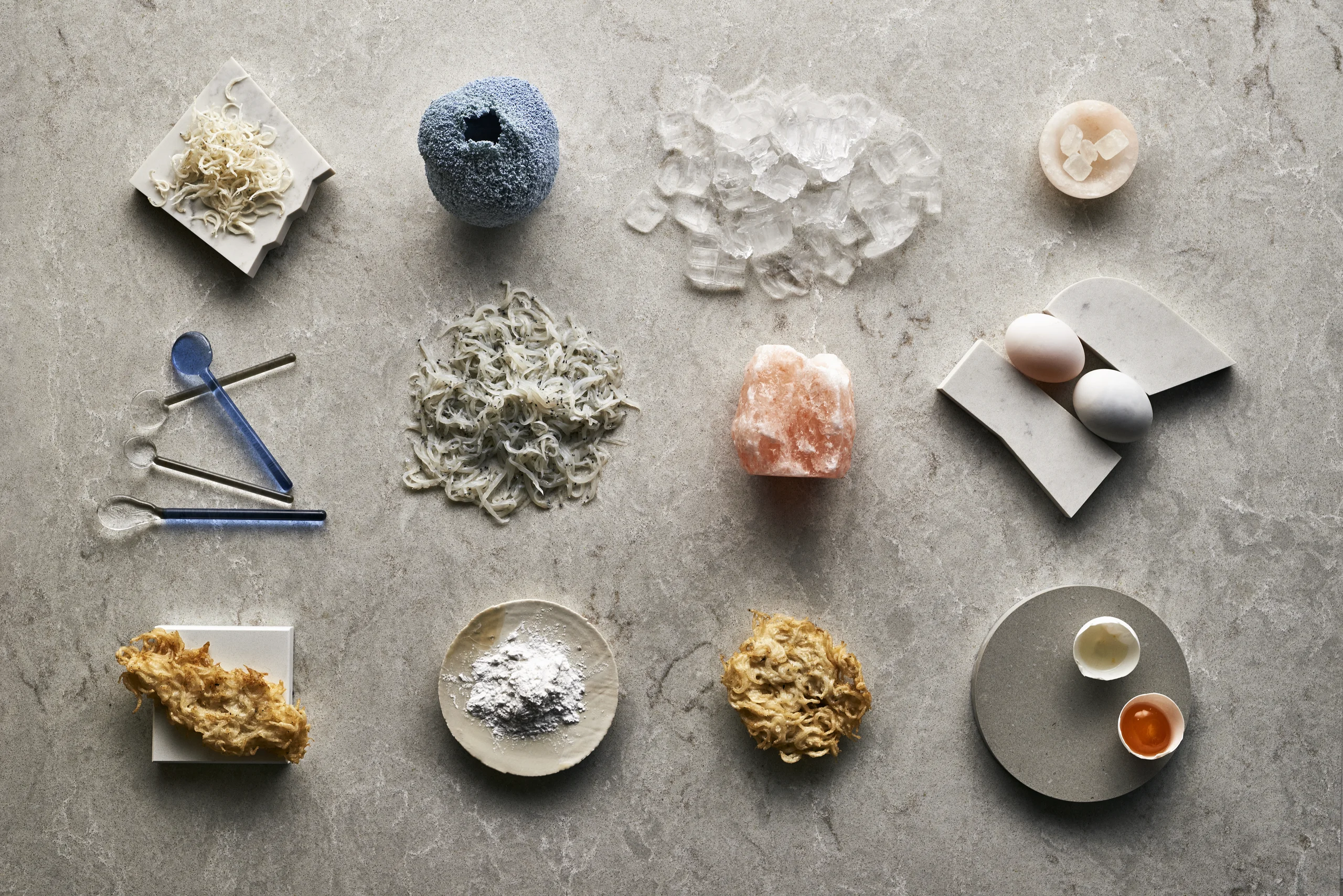 A Material Menu: Designs for the Culinary Aesthetic by Caesarstone and Arabeschi di Latte, UK.