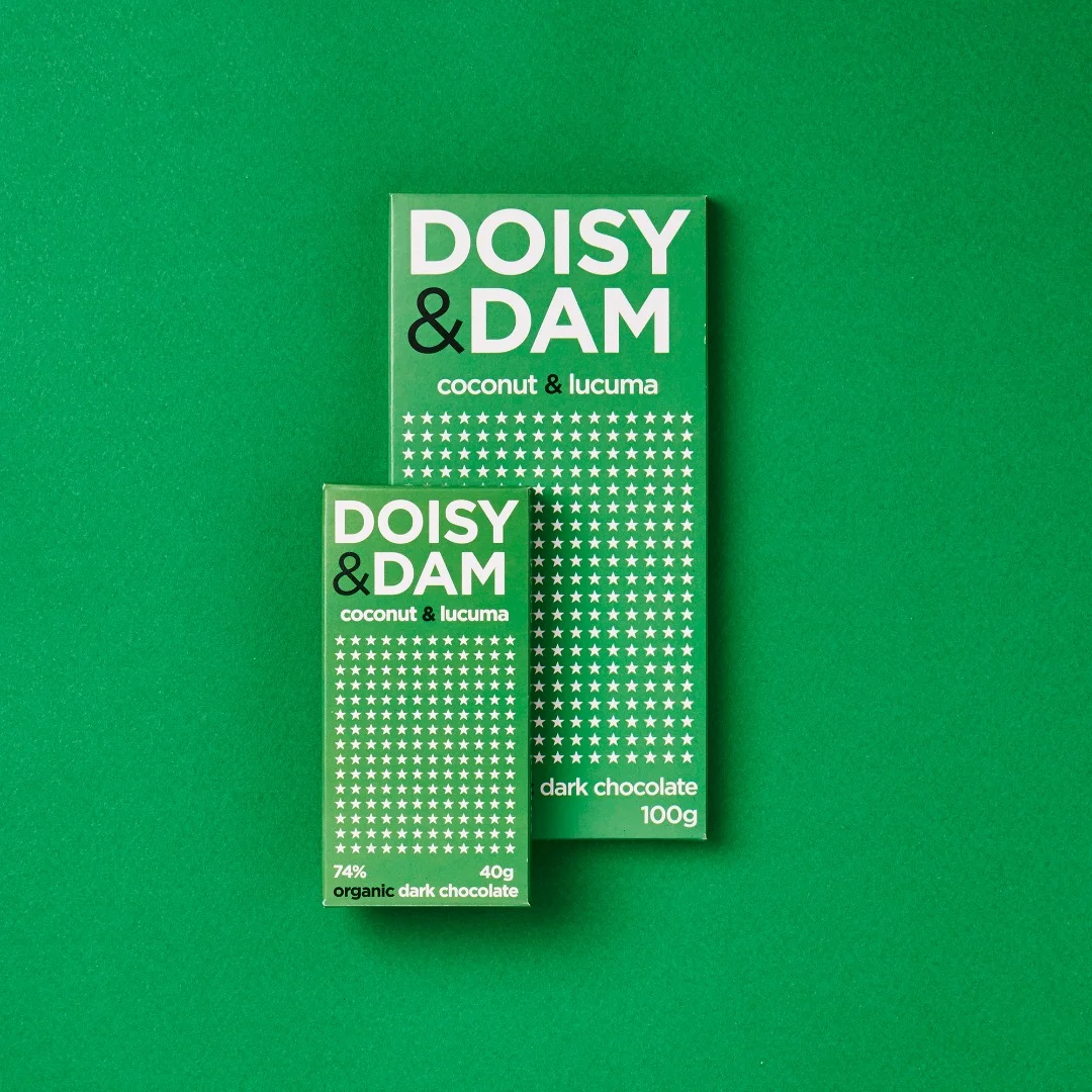 Doisy & Dam coconut and lucuma chocolate, Global