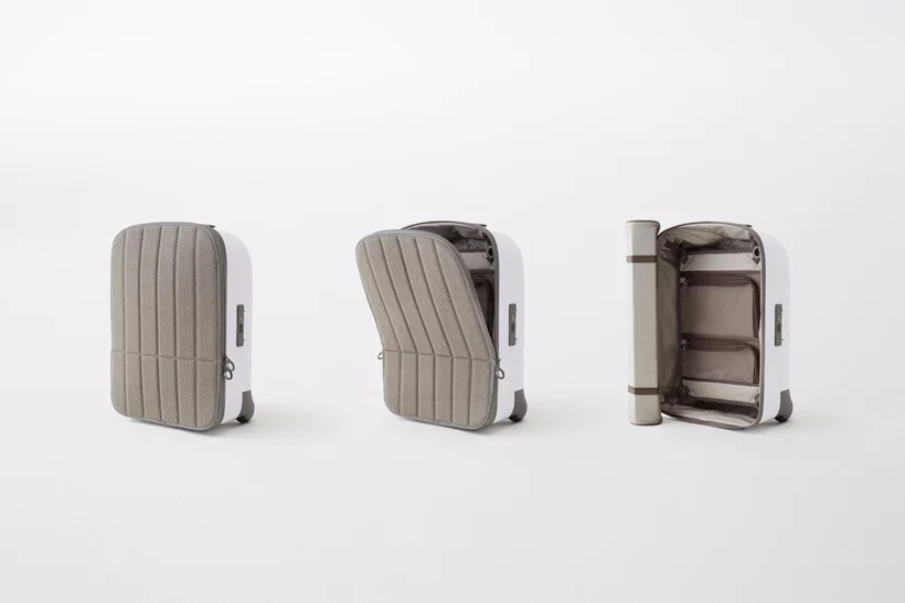 Nendo's kame suitcase for Fabbrica Pelletterie Milano