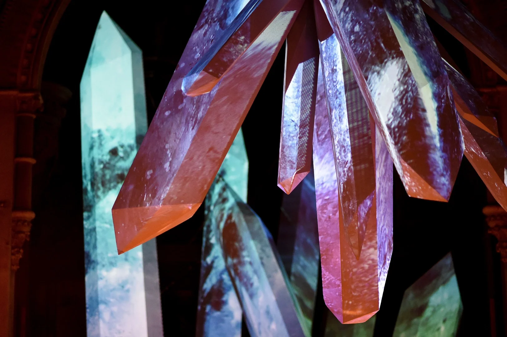 Jimmy Choo launch event featuring installation by Mat Collishaw, London