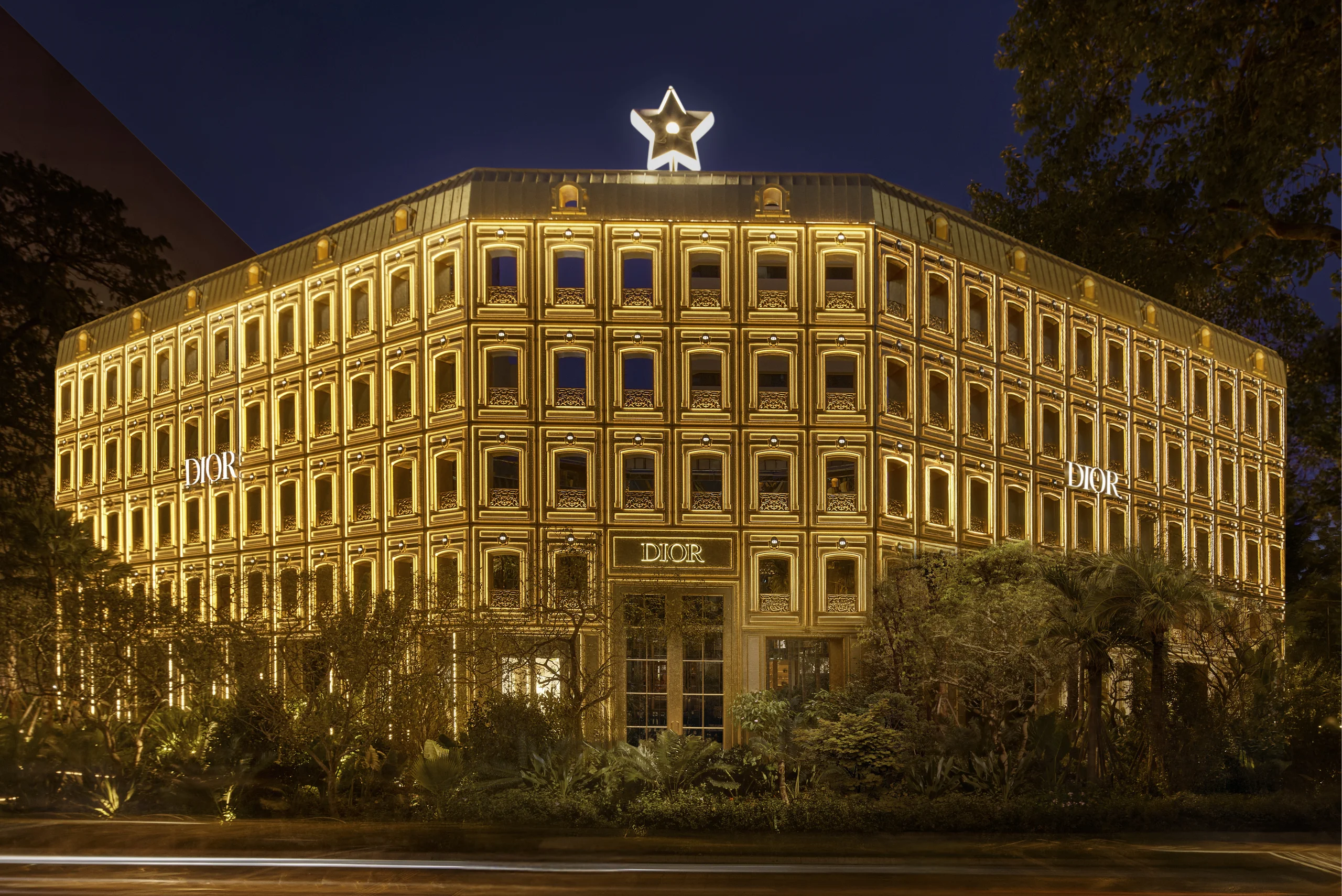 Dior Gold House. Photography by Goose Studio, Bangkok, Thailand