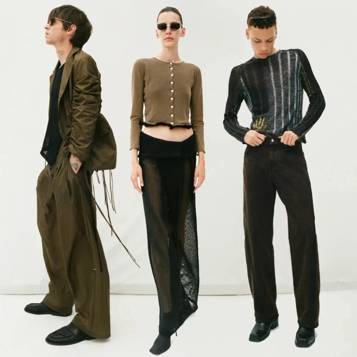 Eckhaus Latta Spring 2025 Ready-to-Wear Collection Collage, New York Fashion Week, US