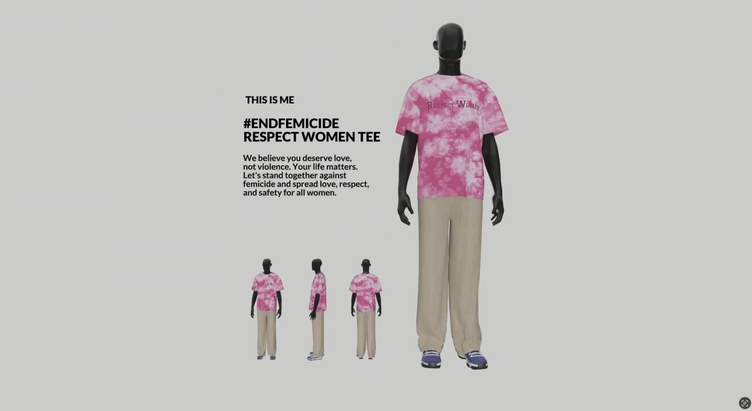 Respect Women Tee by This is Me, Kenya