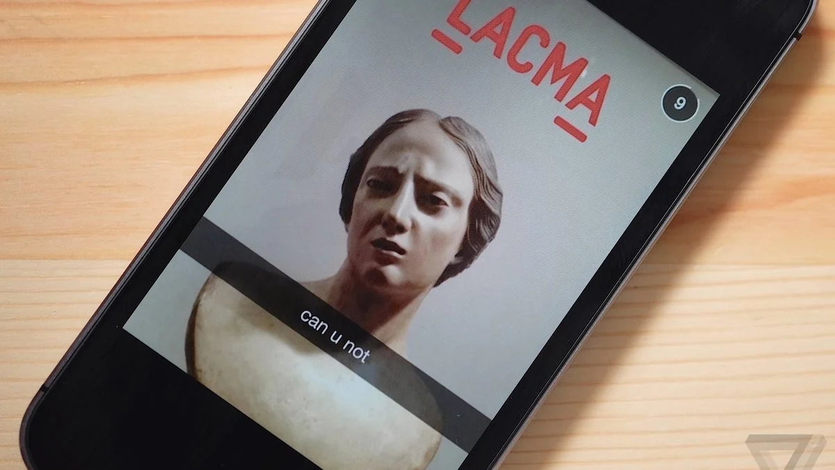 LACMA, Snapchat