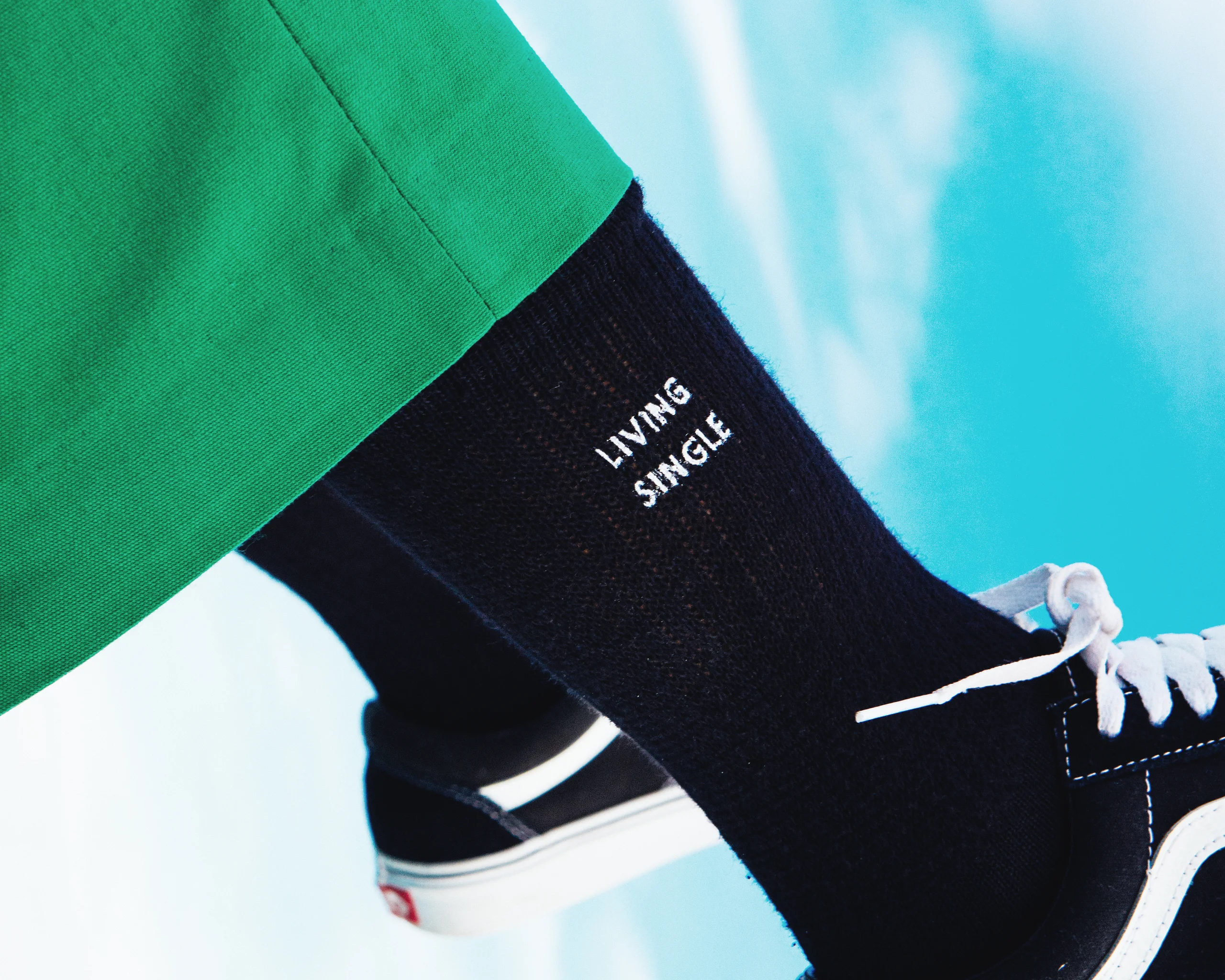 Femme TV socks by Working Girls, photography by Brooke Shanesy