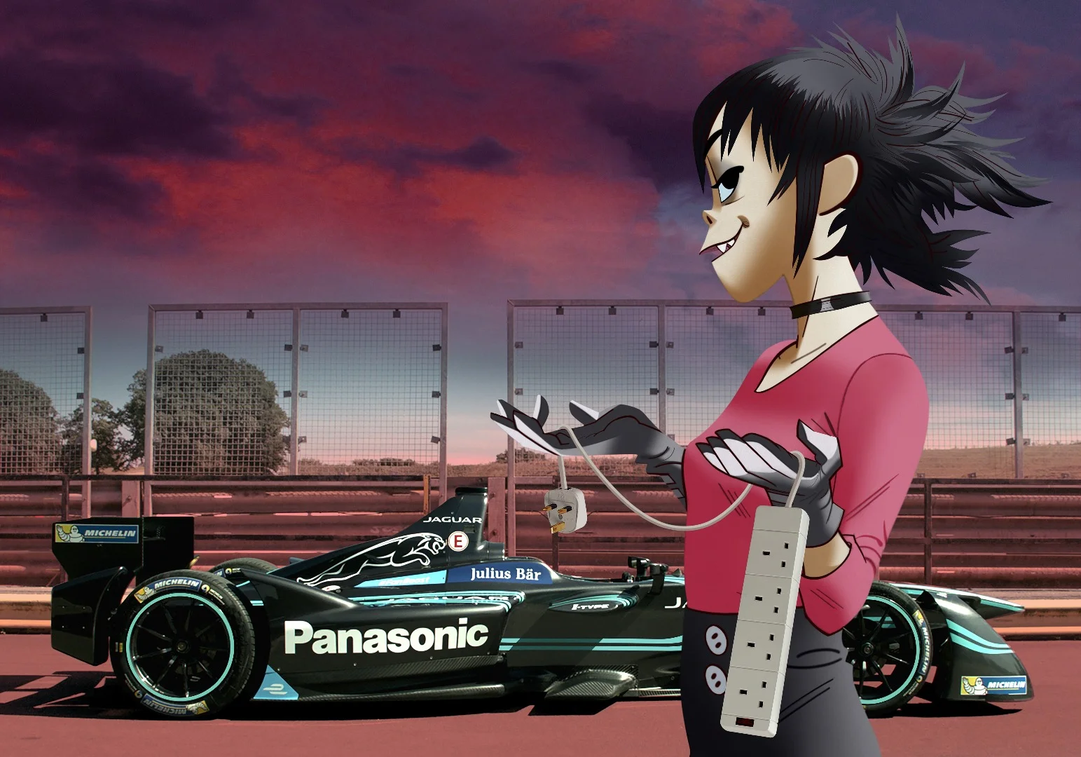 Jaguar Land Rover global ambassador Noodle, UK