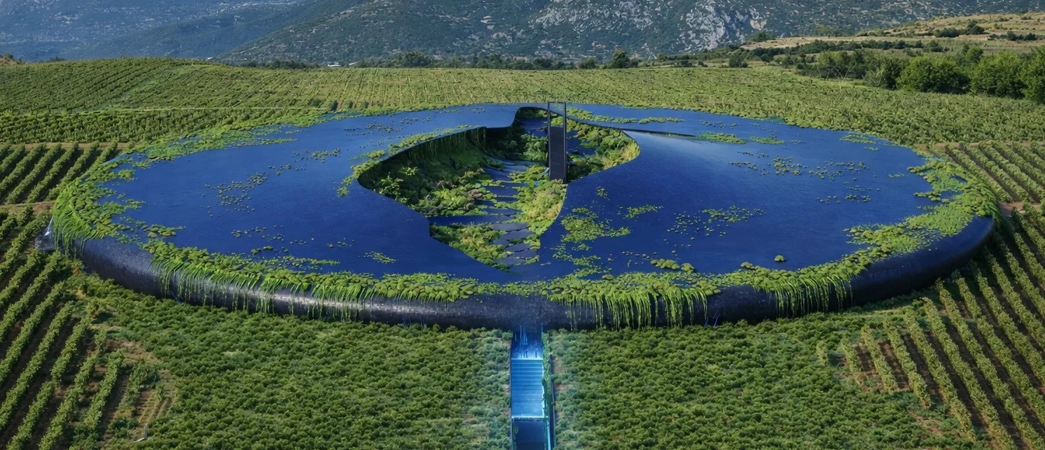 Metamorphosis is a conceptual winery by 314 Architecture Studio, Greece