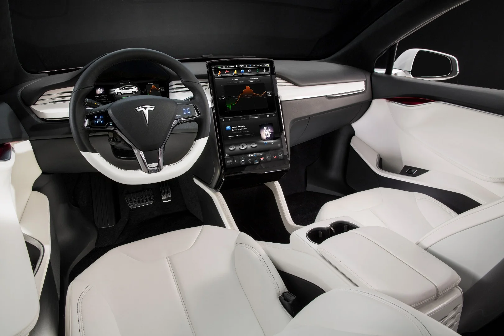 Tesla Model X interior, US