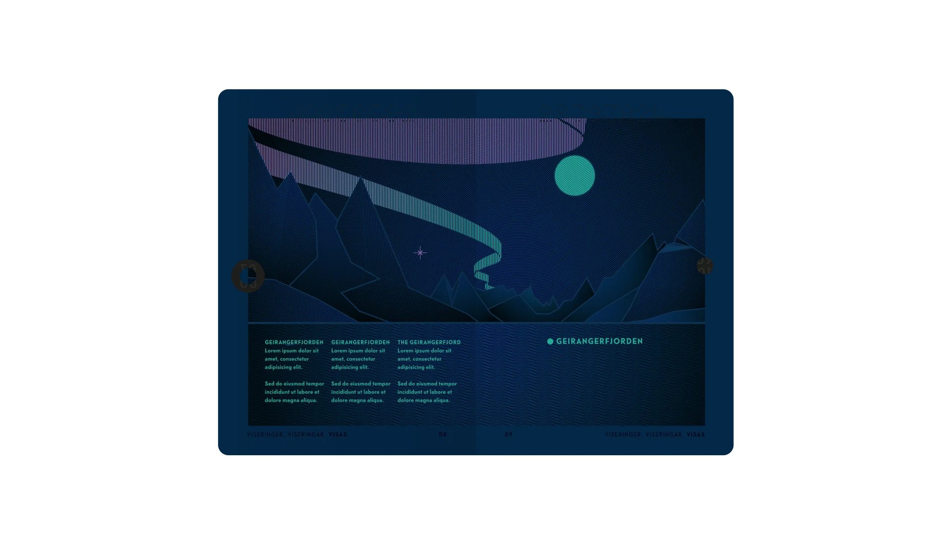 Norwegian passport by Oslo design studio Neue,