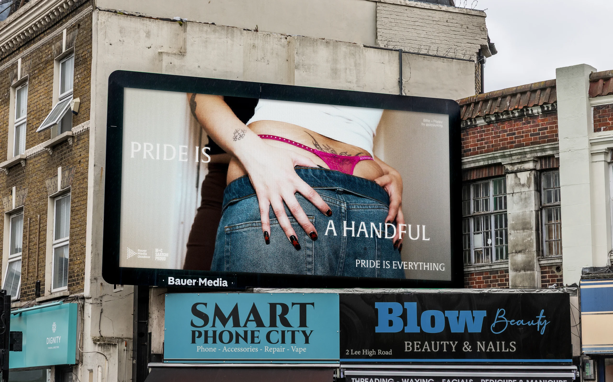 Pride is Everything campaign by M+C Saatchi UK’s LGBTQIA+ group Proud, and Bauer Media Outdoor Europe