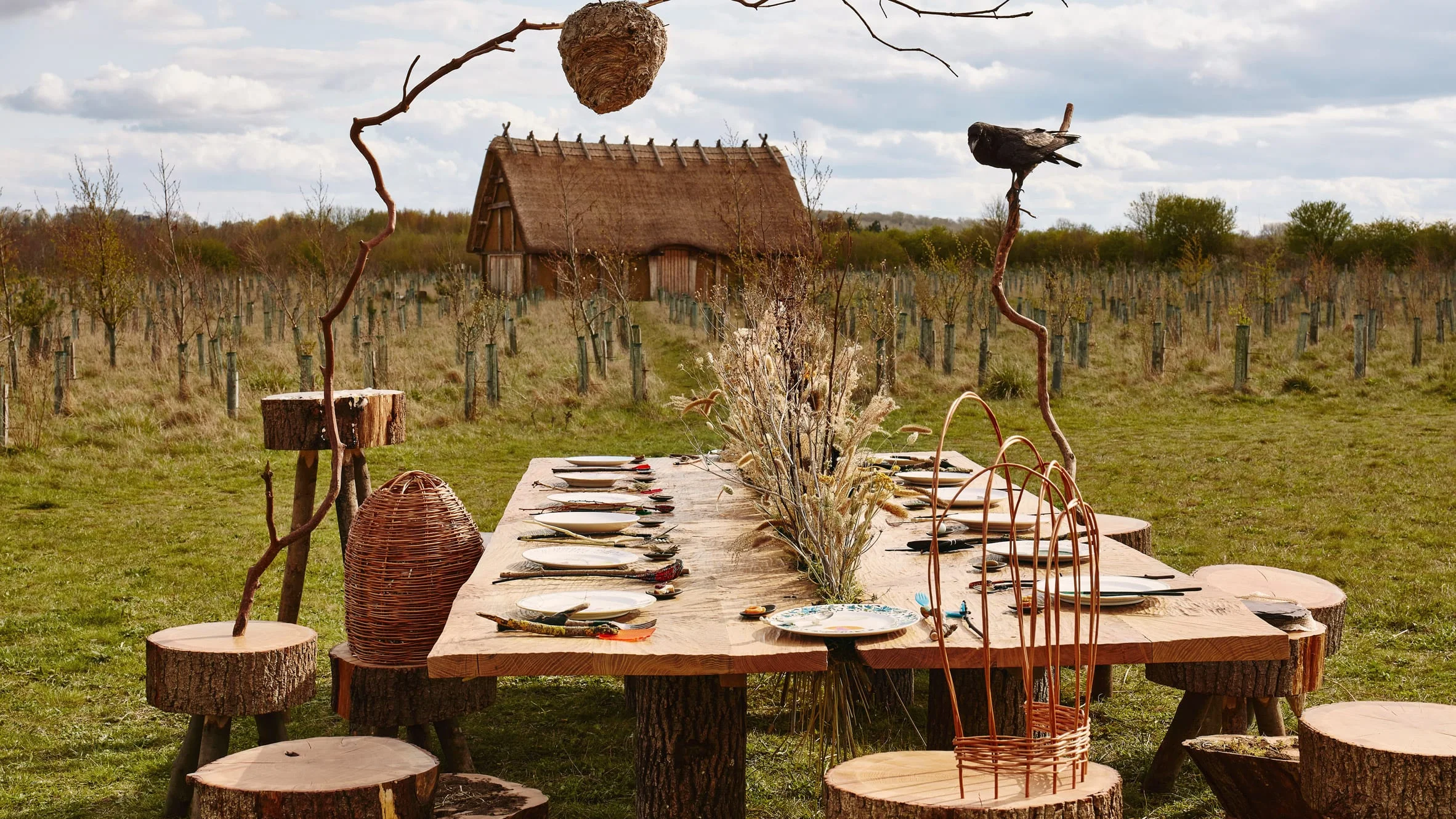 Refuge for Resurgence is a multi-species dining experience with animals, birds, plants and fungi by Superflux