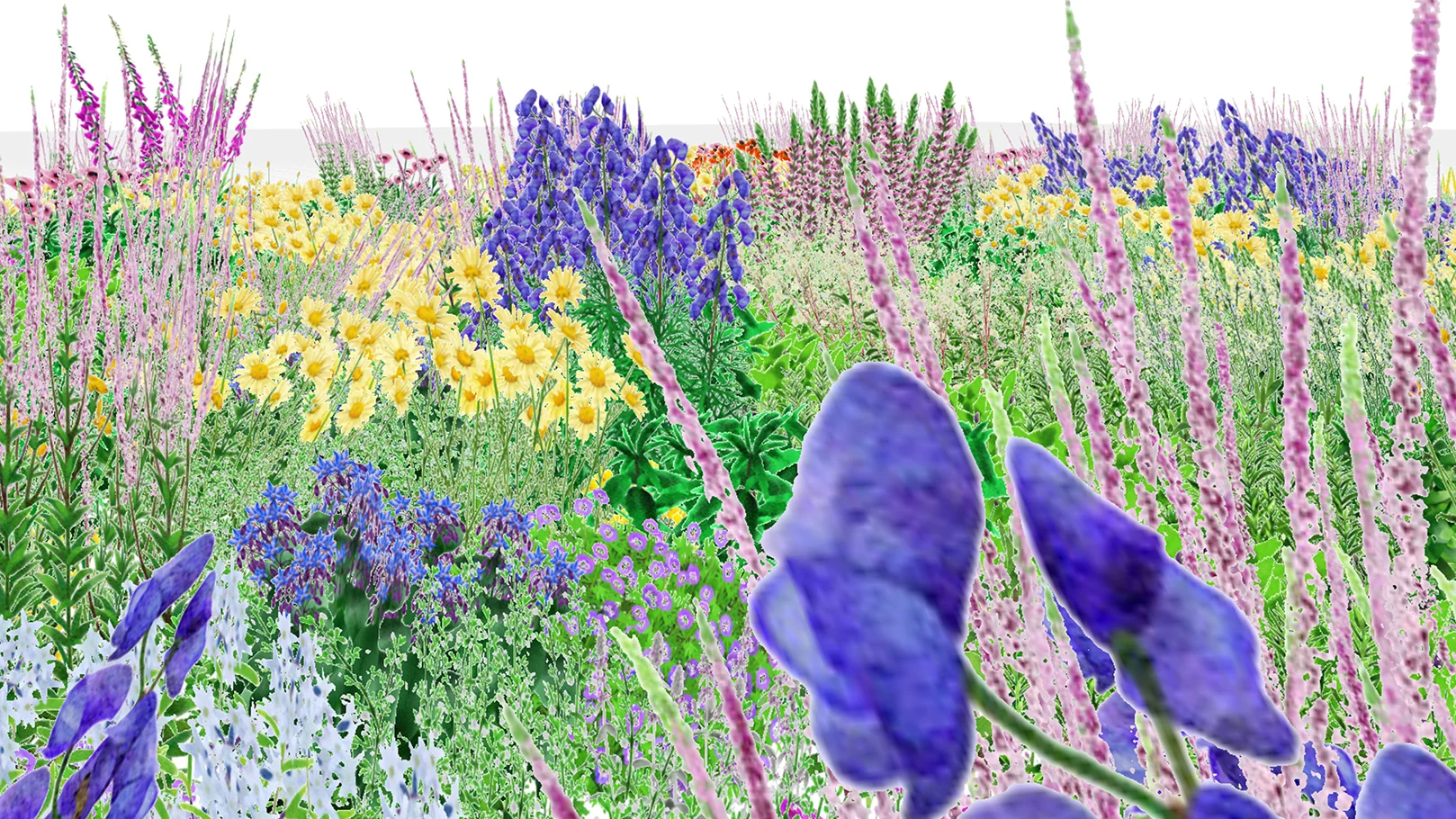 Pollinator Pathmaker by Alexandra Daisy Ginsberg for the Eden Project, UK
