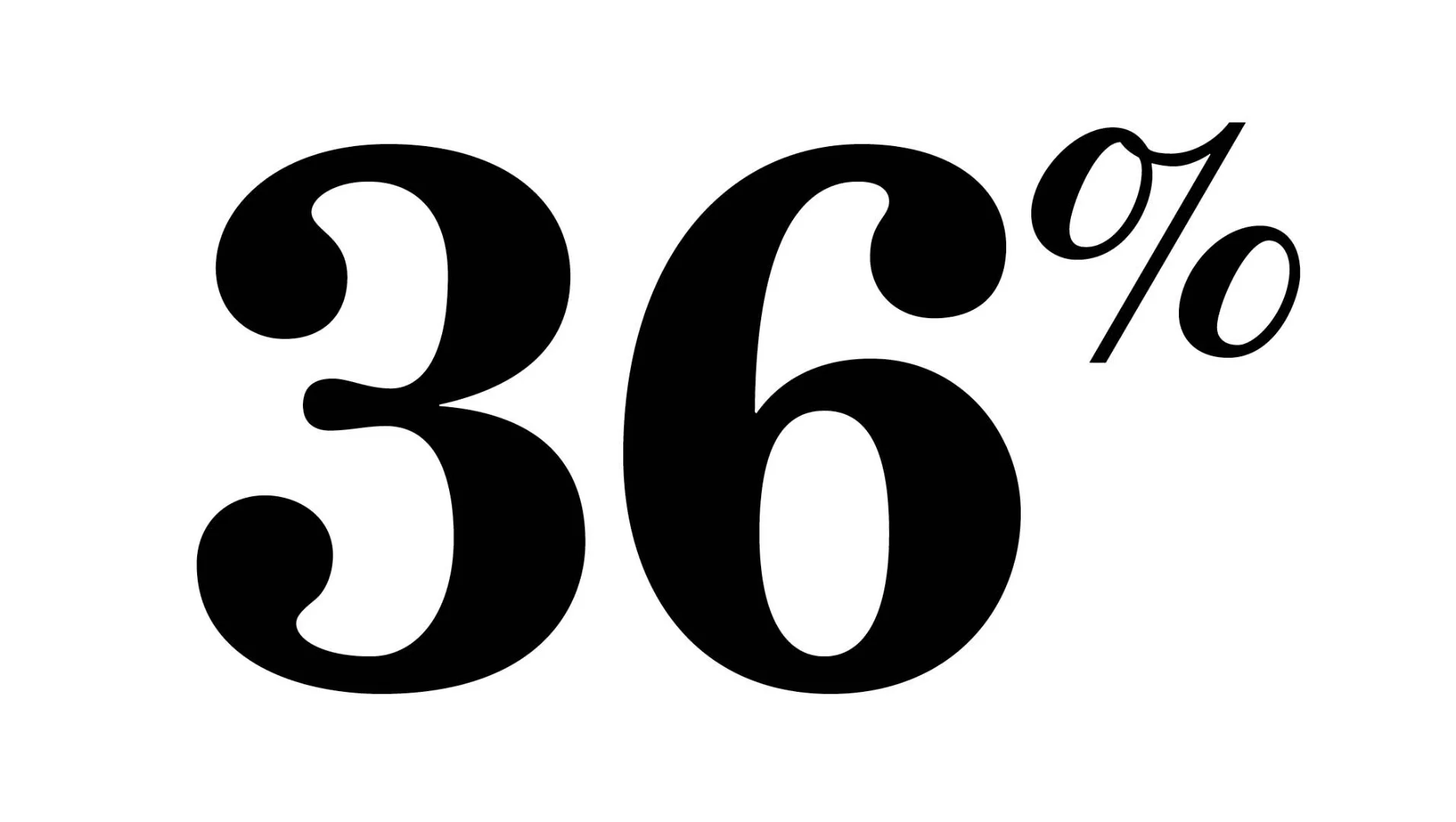 36%