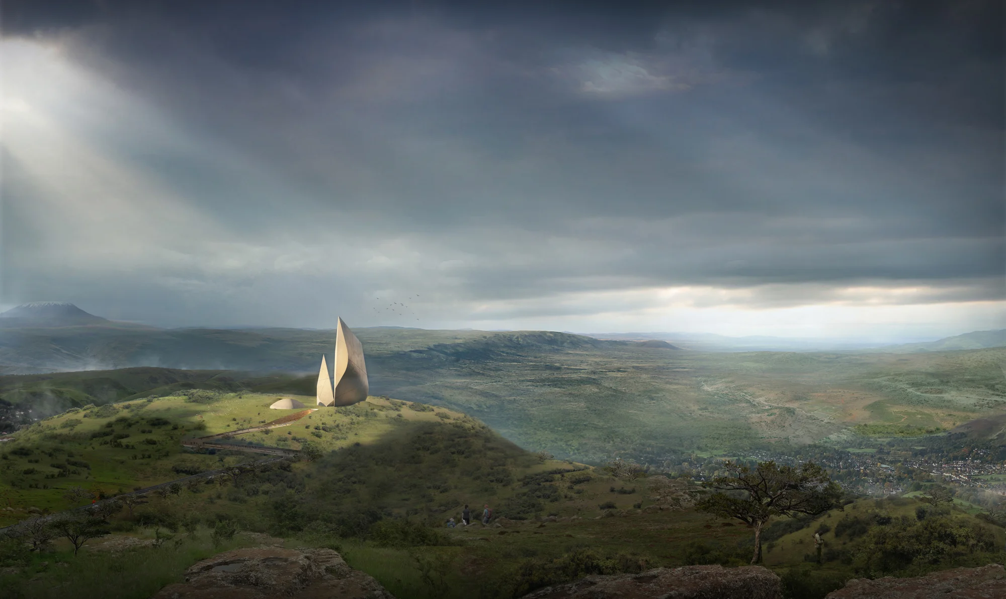 Ngaren: The Museum of Humankind by Richard Leakey, designed by Studio Libeskind