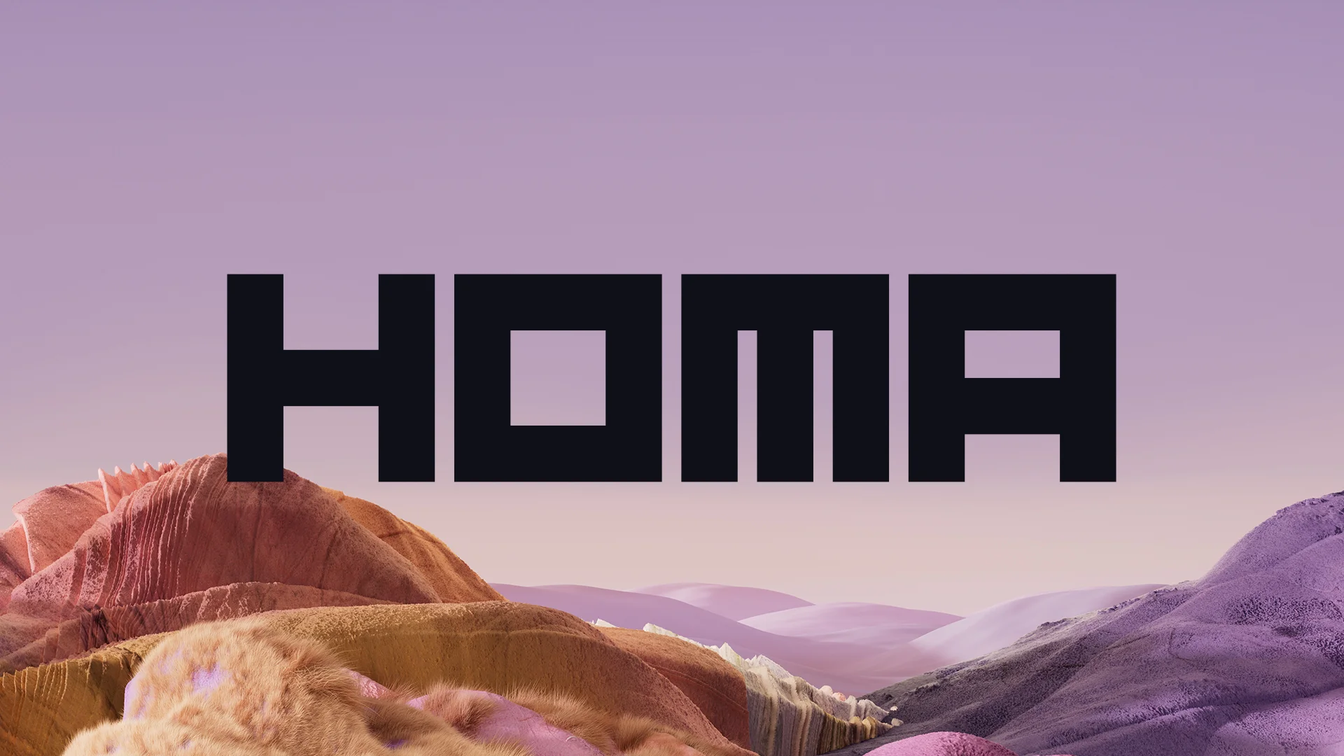 Homa visual identity by Ragged Edge, France & UK