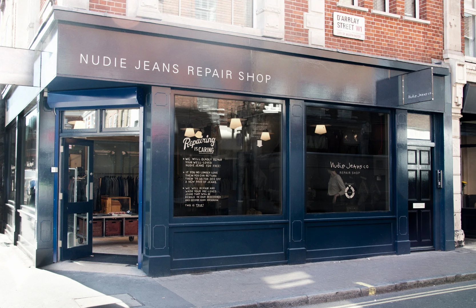 Nudie Jeans London by Maria Erixon Levin, Soho