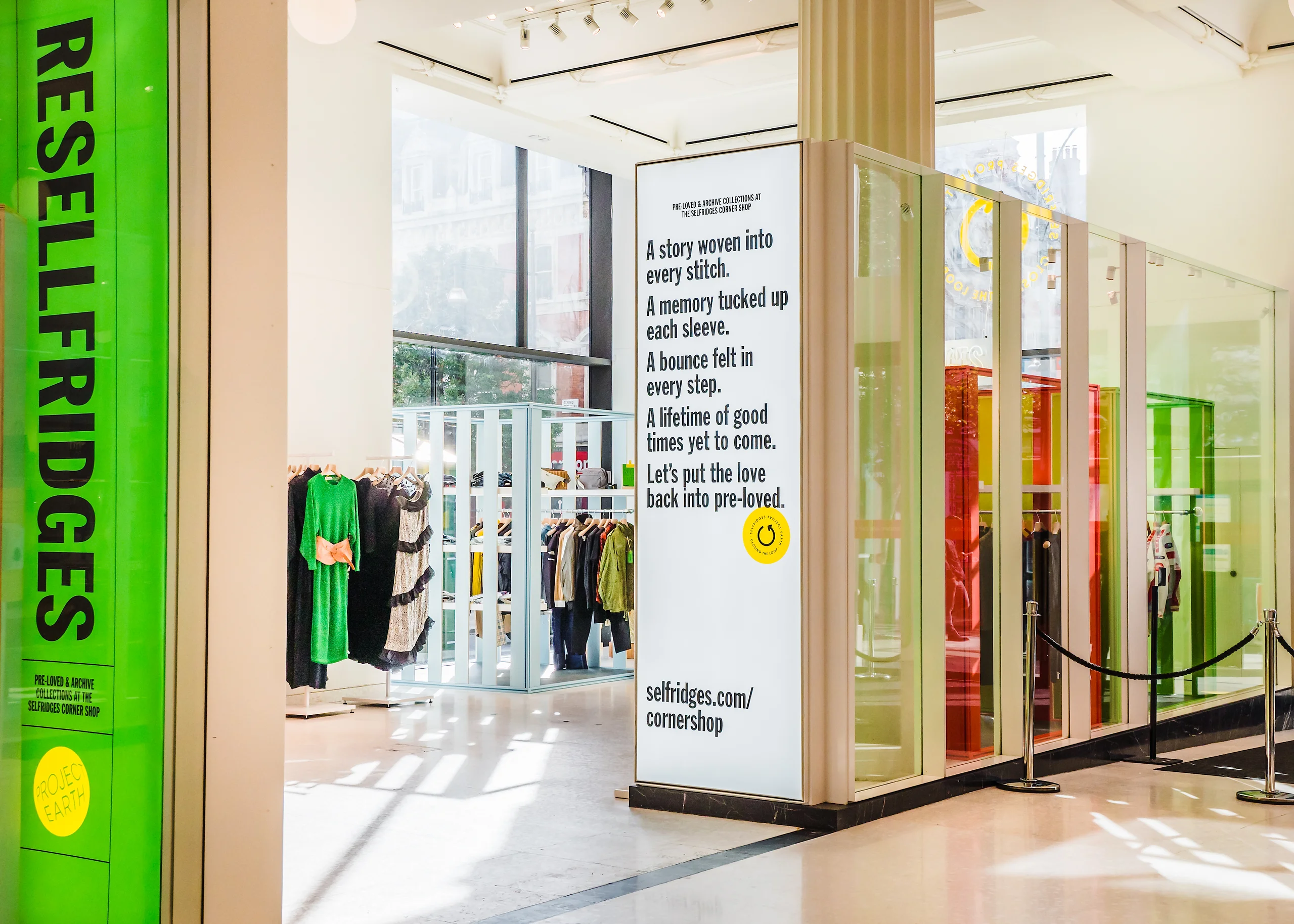 Via Project Earth, Selfridges hopes its circular business model, Reselfridges, will account for 45% of all transactions by 2030, UK